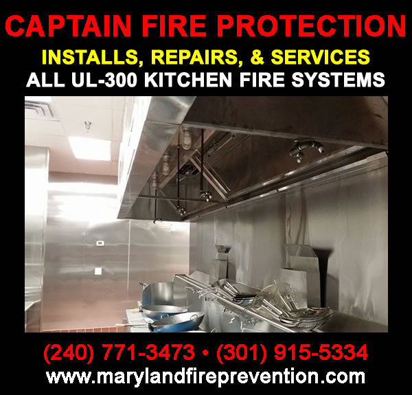 Kitchen Hood Fire Suppression Systems near Washington, D.C.